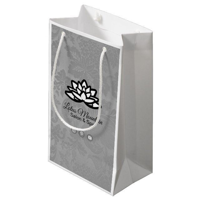 Bolsa de Personalizable Ombre Damask (Angulo Anverso)