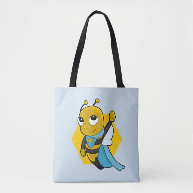 Bolsa de personalizado de abejas superheroína (Anverso)
