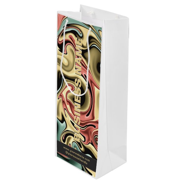 Bolsa de personalizado de papel para empresas de m (Angulo Anverso)