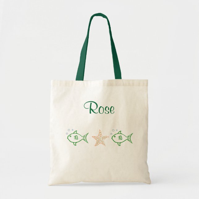 Bolsa de Personalizado de pescado y pez estrella (Frente)