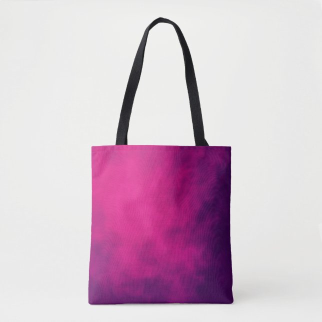 Bolsa de personalizado morado de tote (Anverso)