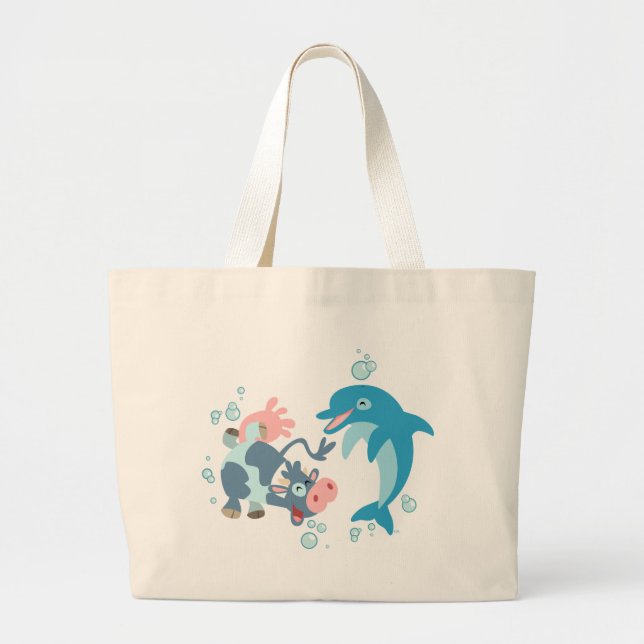 Bolsa de personalizado Seacow y Delphin (Frente)