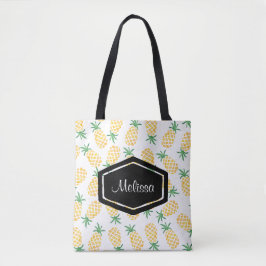 Bolsa de pineapple con acuarela personalizada