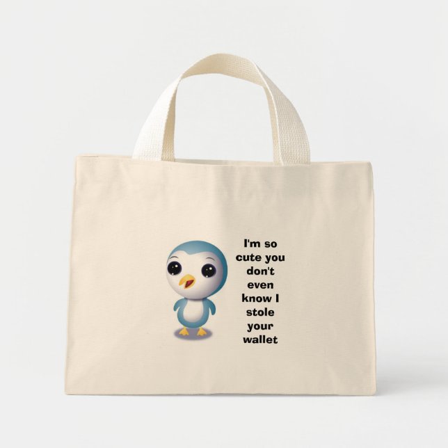 Bolsa de pingüino del bolígrafo (Frente)