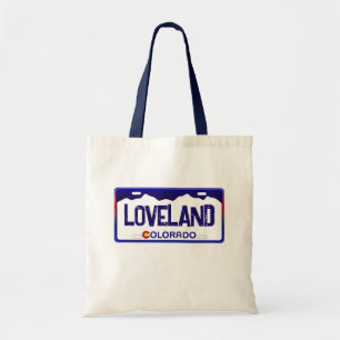 Bolsa de placas azul de Loveland Colorado