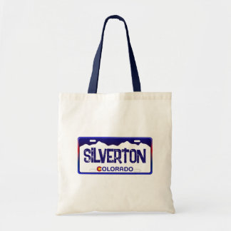 Bolsa de placas azul de Silverton Colorado