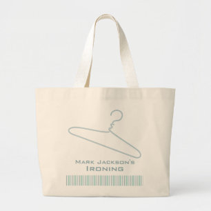 Bolsa de planchado gráfico de percha con nombre /