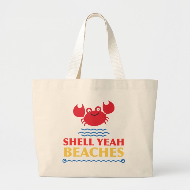 Bolsa de playa con cita divertida de verano (Frente)