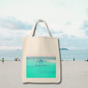 Bolsa de playa con nombre personalizado