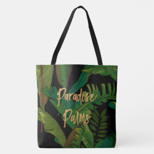 Bolsa de playa de Paradise Palm Hawaiian - multico