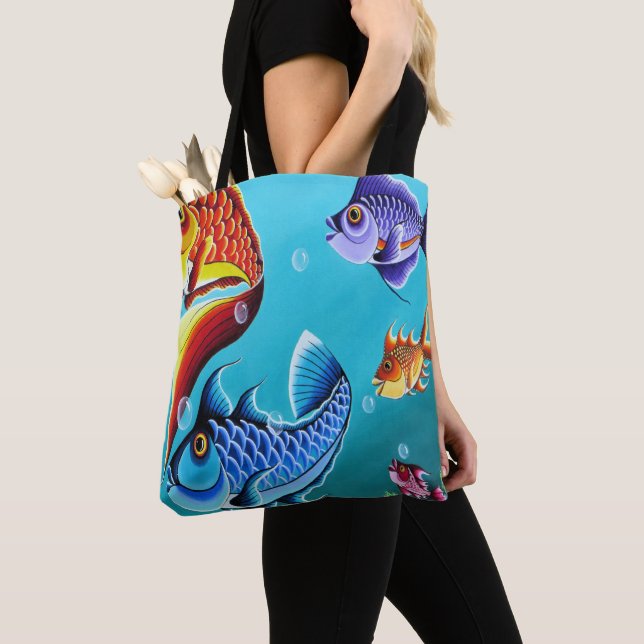 bolsa de playa de pescado personalizado (Detalle)