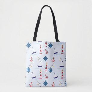 Bolsa de playa de tote - Náutico