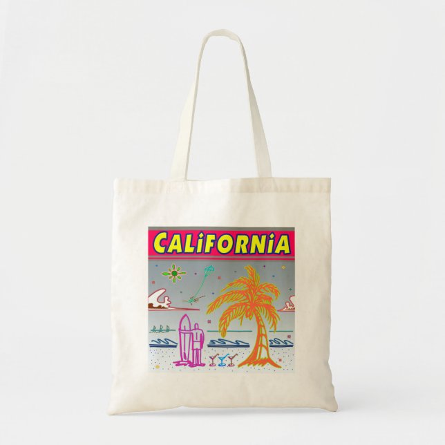 Bolsa de playa para surfistas "CALIFORNIA" (Frente)
