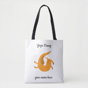 Bolsa de playa Tote Fitness Yoga Dawg