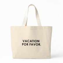 Bolsa de playa Vacation Por Favor