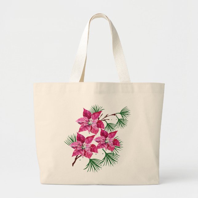 Bolsa de Poinsettia Rosa (Frente)