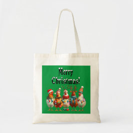 Bolsa de pollo con tote para navidades