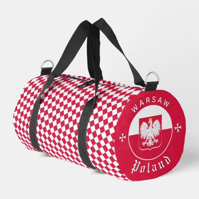 Bolsa de Polonia, gimnasio, bolsa de viaje, bander (Esquina izquierda)