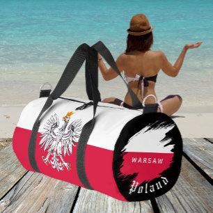 Bolsa de Polonia, Varsovia, viaje, Bandera polaca