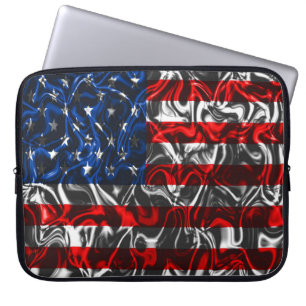 Bolsa de portátil de bandera estadounidense con ag