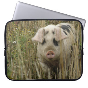 Bolsa de portátil de cerdo