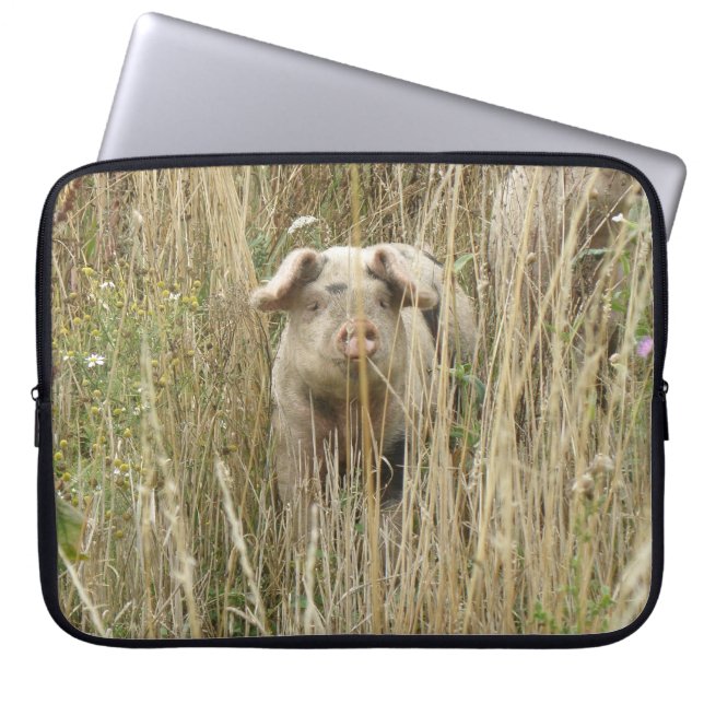 Bolsa de portátil de cerdo de cuchara (Frente)