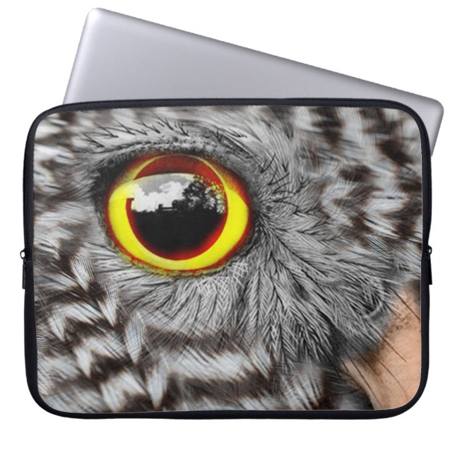 Bolsa de portátil de cierre de ojos de pájaro (Frente)