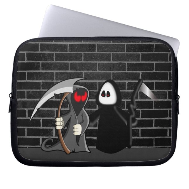 Bolsa de portátil de la muerte de Grim Reaper (Frente)