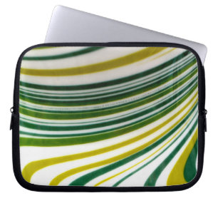 Bolsa De Portátil De Swirl Verde