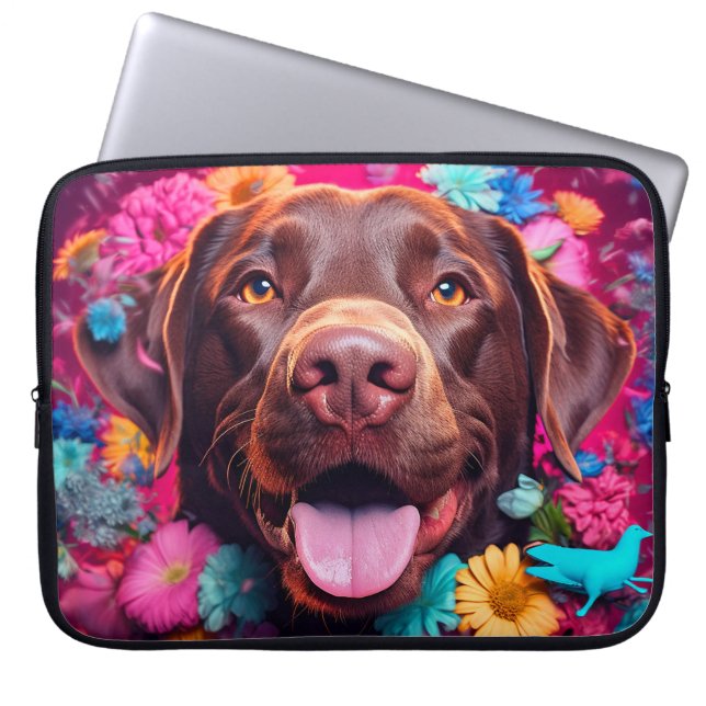 Bolsa de portátil Labrador Retriever (Frente)