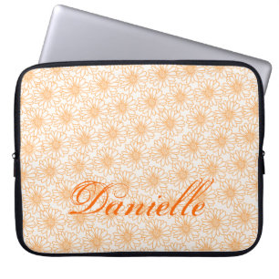 Bolsa de portátiles de Daisies, Naranja