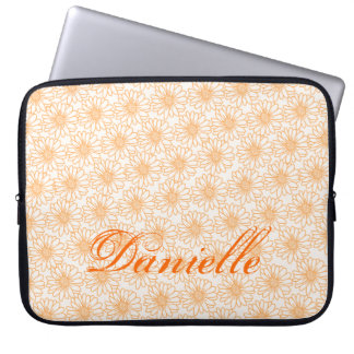 Bolsa de portátiles de Daisies, Naranja