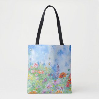 Bolsa de pradera de flores silvestres