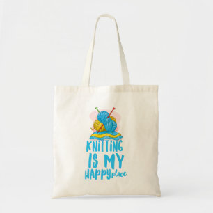 Bolsa de presupuesto de lugar feliz de punto