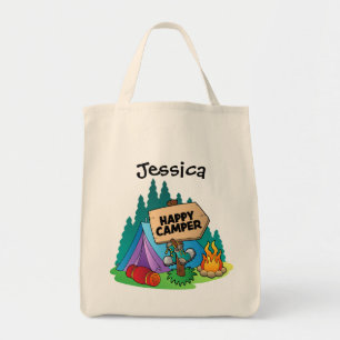 Bolsa de presupuesto para campista feliz