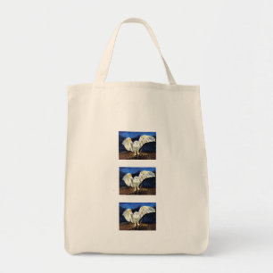 Bolsa de productos orgánicos de búho de nieve