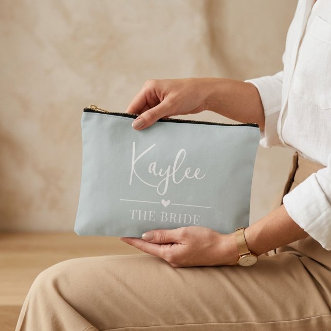 Bolsa de Propuesta para Damas de Honor Personaliza (bride squad cosmetic pouch gift, bridal shower pouch favor gift, bachelorette party pouch gift,)