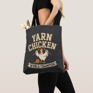 Bolsa de proyecto Campeona de Hilo Retro Varsity