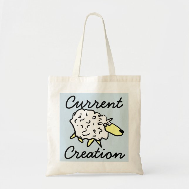 Bolsa de proyecto de dibujos animados de ovejas "C (Frente)