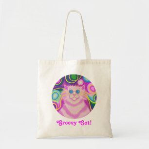 Bolsa de psy-cat-delic con forma redondeada rosa "