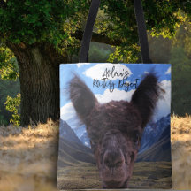 Bolsa de punto Cara de Alpaca Bebé Montañas