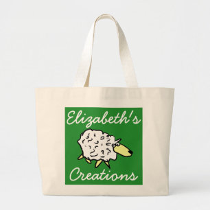 Bolsa de punto Cartoon ovejas Creaciones del artes