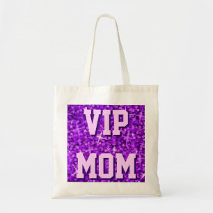 Bolsa de púrpura Glitz 'VIP MOM'