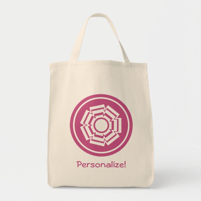 Bolsa de ranura floral, magenta (Frente)