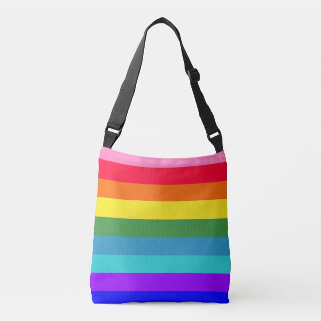 Bolsa de rayas arcoiris en negrita (Anverso)