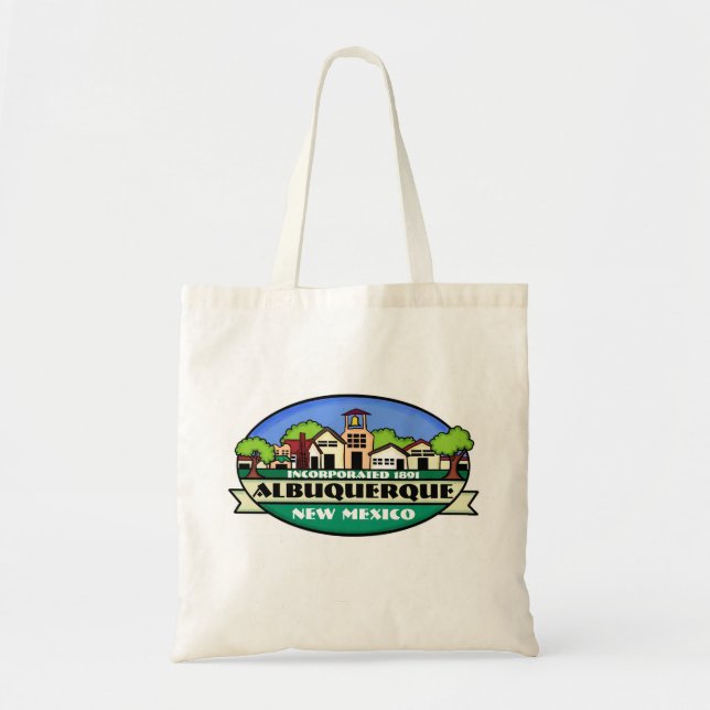 Bolsa de recuerdo de la ciudad de Nuevo México Alb (Frente)