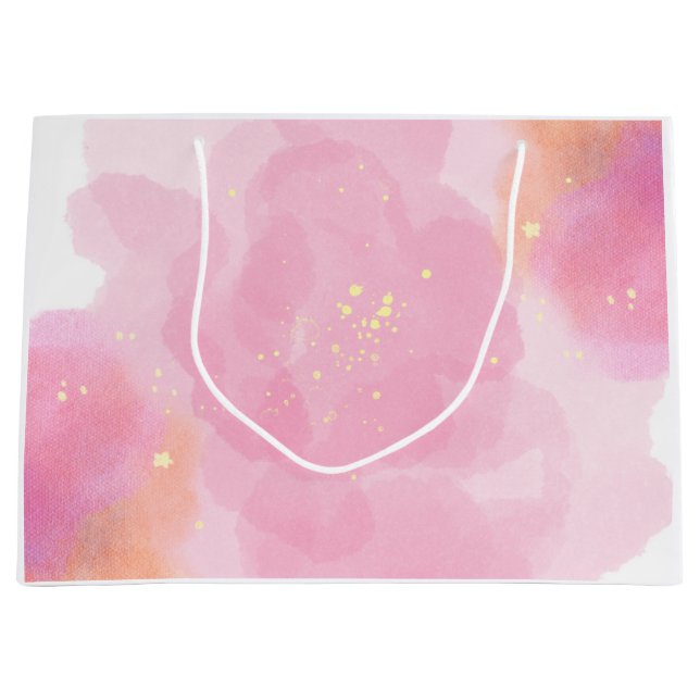 Bolsa de regalo abstracta de "Bonito en rosa" (Anverso)