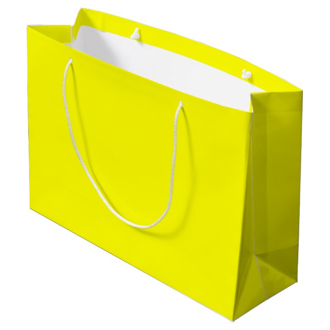 Bolsa de regalo amarillo grande (Angulo reverso)