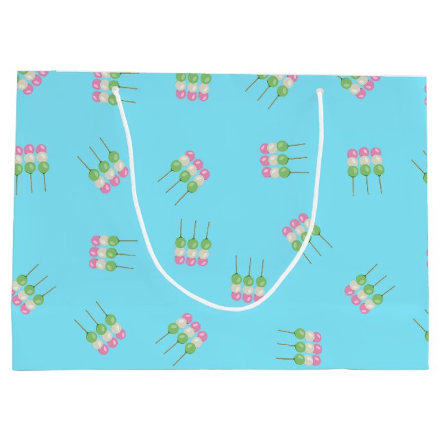 Bolsa de regalo Anime Blue Pastel Dango (Reverso)