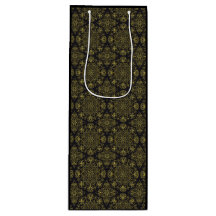 Bolsa de regalo árabe negro y dorada